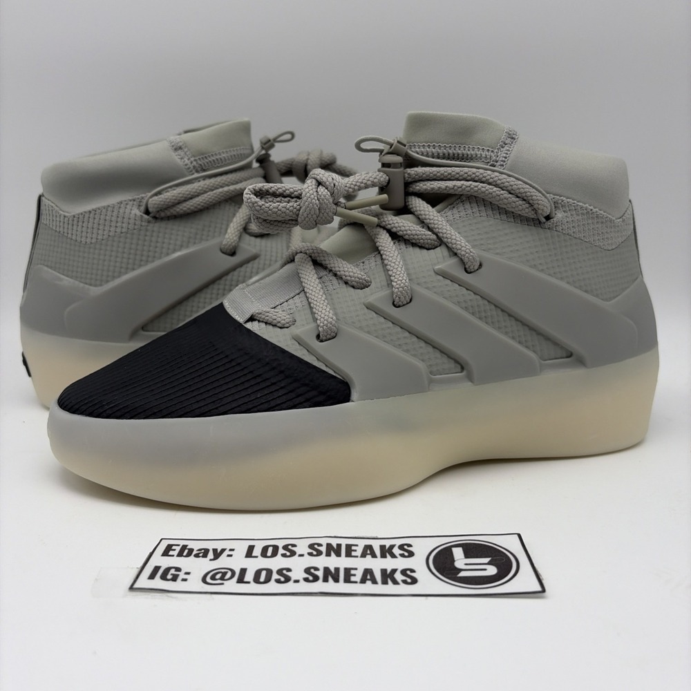 Size 9.5 - Fear of God Athletics x adidas I BASKETBALL Sesame Carbon (IE6188)